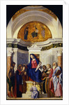 Virgin and Child with Saints John the Baptist, Cosmas and Damian, Catherine and Paul, ca 1506-1507 by Giovanni Battista Cima da Conegliano