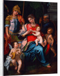 Virgin and Child with Saints John the Baptist, Michael the Archangel and Joseph, 1545 by Girolamo Sciolante da Sermoneta