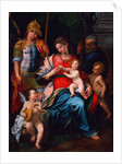 Virgin and Child with Saints John the Baptist, Michael the Archangel and Joseph, 1545 by Girolamo Sciolante da Sermoneta