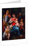 Virgin and Child with Saints John the Baptist, Michael the Archangel and Joseph, 1545 by Girolamo Sciolante da Sermoneta