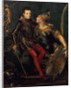 Allegorical Portrait of Parma Embracing Alessandro Farnese, 1556 by Girolamo Mazzola Bedoli