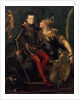 Allegorical Portrait of Parma Embracing Alessandro Farnese, 1556 by Girolamo Mazzola Bedoli