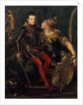 Allegorical Portrait of Parma Embracing Alessandro Farnese, 1556 by Girolamo Mazzola Bedoli
