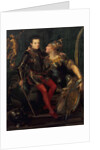 Allegorical Portrait of Parma Embracing Alessandro Farnese, 1556 by Girolamo Mazzola Bedoli