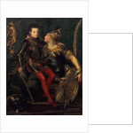 Allegorical Portrait of Parma Embracing Alessandro Farnese, 1556 by Girolamo Mazzola Bedoli