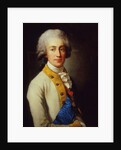 Portrait of Prince Maximilian of Saxony, Late 18th cent by Anonymous