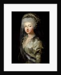 Portrait of Princess Carolina Maria Teresa Giuseppa of Parma, Late 18th century by Anonymous