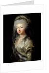 Portrait of Princess Carolina Maria Teresa Giuseppa of Parma, Late 18th century by Anonymous