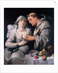 A monk and a nun, 1591 by Cornelis Cornelisz. van Haarlem
