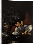 Still Life with Blue and Porcelain and Toast by Cristoforo Monari
