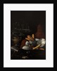 Still Life with Blue and Porcelain and Toast by Cristoforo Monari