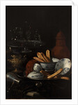 Still Life with Blue and Porcelain and Toast by Cristoforo Monari