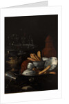 Still Life with Blue and Porcelain and Toast by Cristoforo Monari