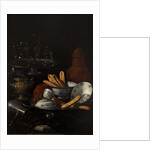 Still Life with Blue and Porcelain and Toast by Cristoforo Monari