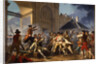 The heroic courage of the young Désilles, August 31, 1790, in the Nancy Affair, 1794 by Jean-Jacques-François Le Barbier