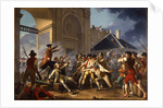 The heroic courage of the young Désilles, August 31, 1790, in the Nancy Affair, 1794 by Jean-Jacques-François Le Barbier