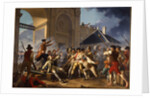 The heroic courage of the young Désilles, August 31, 1790, in the Nancy Affair, 1794 by Jean-Jacques-François Le Barbier