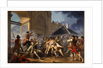 The heroic courage of the young Désilles, August 31, 1790, in the Nancy Affair, 1794 by Jean-Jacques-François Le Barbier