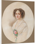 Portrait of Alexandra Mikhaylovna Chelishcheva, 1851 by Vladimir Ivanovich Hau