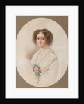 Portrait of Alexandra Mikhaylovna Chelishcheva, 1851 by Vladimir Ivanovich Hau