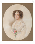 Portrait of Alexandra Mikhaylovna Chelishcheva, 1851 by Vladimir Ivanovich Hau