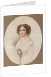 Portrait of Alexandra Mikhaylovna Chelishcheva, 1851 by Vladimir Ivanovich Hau