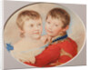 Portrait of Crown prince Alexander Nikolayevich and Grand Duchess Maria Nikolaevna as Children, 1825 by Pyotr Fyodorovich Sokolov