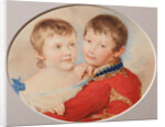 Portrait of Crown prince Alexander Nikolayevich and Grand Duchess Maria Nikolaevna as Children, 1825 by Pyotr Fyodorovich Sokolov