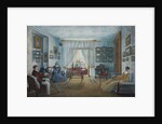 The Drawing Room in the Naryshkin Palace of Miskhor, 1842 by Carlo Bossoli