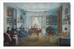 The Drawing Room in the Naryshkin Palace of Miskhor, 1842 by Carlo Bossoli