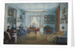 The Drawing Room in the Naryshkin Palace of Miskhor, 1842 by Carlo Bossoli