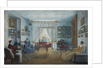 The Drawing Room in the Naryshkin Palace of Miskhor, 1842 by Carlo Bossoli