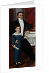 Portrait of Konstantin Rogal-Levitsky with Son Philipp, c. 1830 by Anonymous