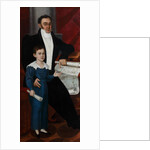 Portrait of Konstantin Rogal-Levitsky with Son Philipp, c. 1830 by Anonymous