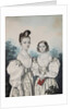 Portrait of Sisters Anna Petrovna and Elena Petrovna Ushakov, 1830s by Carl von Hampeln