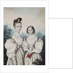 Portrait of Sisters Anna Petrovna and Elena Petrovna Ushakov, 1830s by Carl von Hampeln