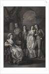 Family portrait of Catherine Petrovna Baryatinskaya, née Princess of Holstein-Beck, 1793 by Raphael Morghen