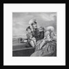 Emperor Nicholas I and Empress Alexandra Fyodorovna with son Konstantin Nikolaevich on a boat trip, by Anonymous