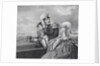 Emperor Nicholas I and Empress Alexandra Fyodorovna with son Konstantin Nikolaevich on a boat trip, by Anonymous