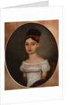 Portrait of Yelizaveta Fyodorovna Ozerova, née Zagryazyskaya, c. 1815 by Anonymous