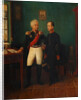 Portrait of General Fyodor Grigoryevich (Friedrich August) Goldgeuer with Son Mikhail, c by Anonymous