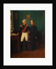 Portrait of General Fyodor Grigoryevich (Friedrich August) Goldgeuer with Son Mikhail, c by Anonymous