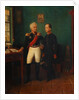 Portrait of General Fyodor Grigoryevich (Friedrich August) Goldgeuer with Son Mikhail, c by Anonymous