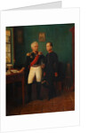Portrait of General Fyodor Grigoryevich (Friedrich August) Goldgeuer with Son Mikhail, c by Anonymous