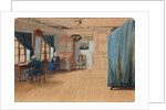 Bedroom Interior. Count Yegor Frantsevich Kankrin at his desk, 1820s by Anonymous