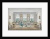 The Drawing Room in the manor house Gorki, 1831 by Agrafena Dmitrievna Blagovo