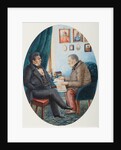 Faddey Venediktovich Bulgarin and Nikolay Ivanovich Gretsch, 1849 by Pyotr Andreyevich Karatygin