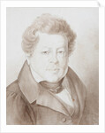 Portrait of Alexander Ivanovich Turgenev, 1833 by Georg Christian August Kestner