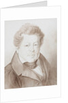 Portrait of Alexander Ivanovich Turgenev, 1833 by Georg Christian August Kestner