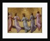 Five dancing angels, ca 1436 by Giovanni di Paolo